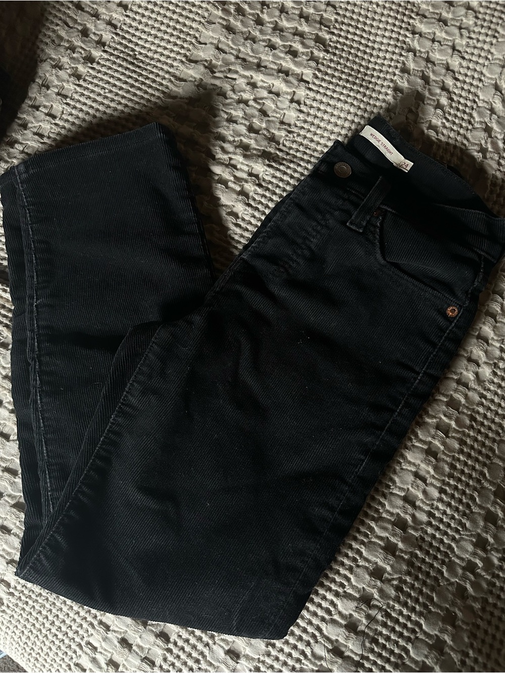 Levi’s corduroy wedgie fit jeans